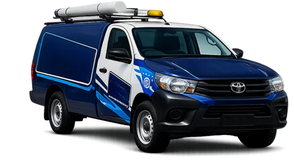 Service van parked on a Bondi street