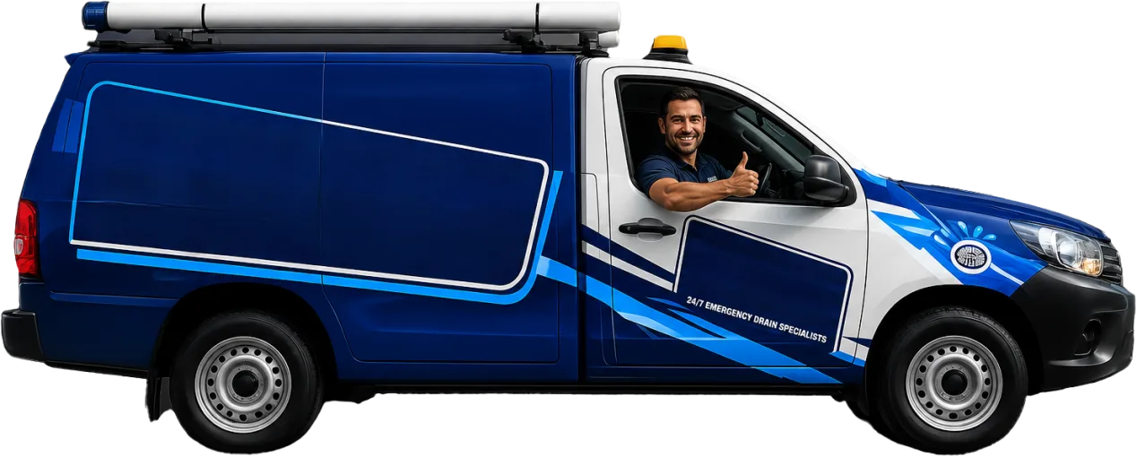 Service van parked on a Bondi street